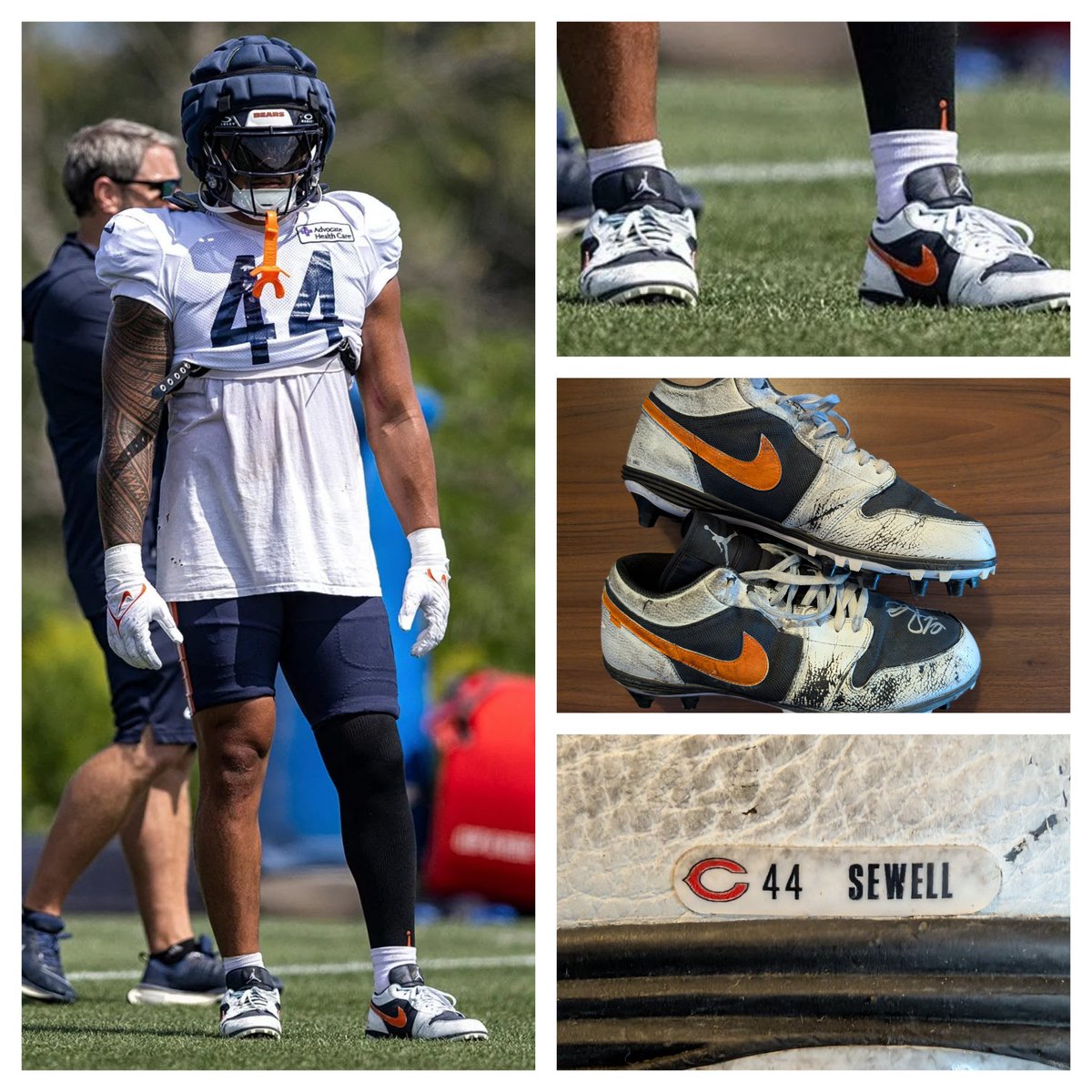 Desi_M's tweet image. Thank you @B1essah for the custom Jordan 1 cleats!  I'm pretty sure these were worn in the Rams game this season!  Absolutely love #JordanBrand for my collection!  Thanks again and have a great off season!

#JustAHobby #CleatCollector