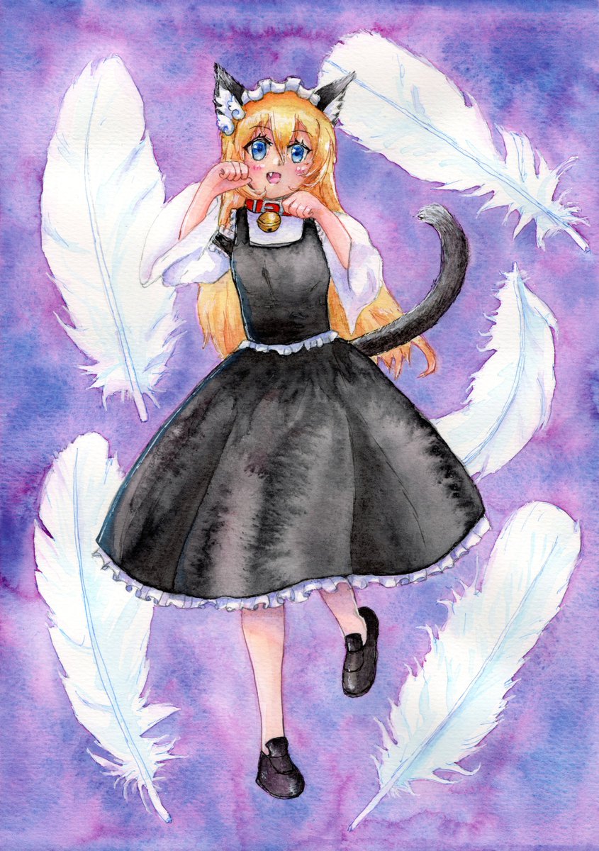 BoneFire12's tweet photo. Angelica Pristage (DANMAKAI: Red Forbidden Fruit)
#DANMAKAI #shmup
#水彩 #watercolor https://t.co/idGo9HrbKW