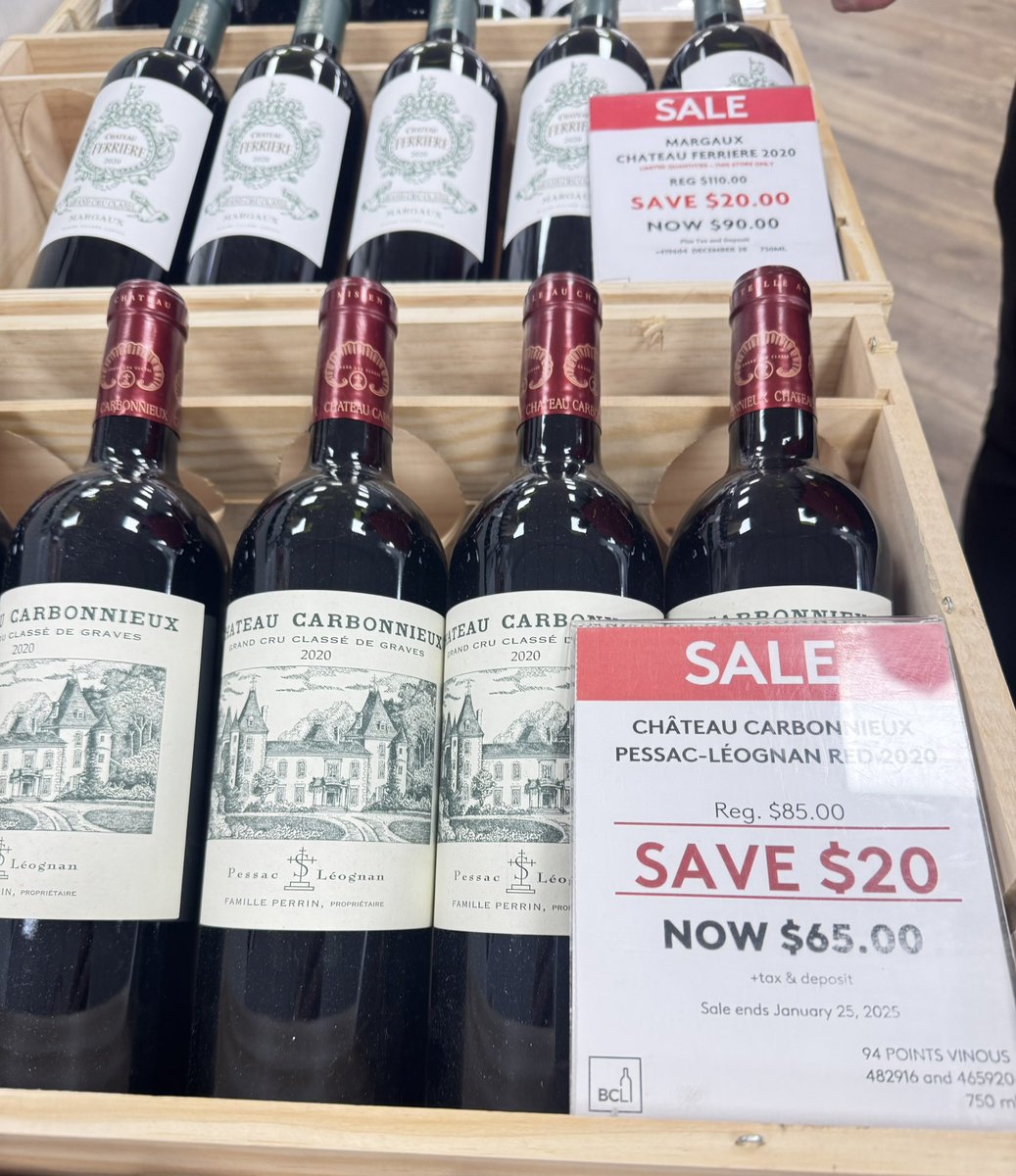 trophywinehunt's tweet image. 3 great Bordeaux wines on sale @bcliquorstores: Chateau Pouget 2020 (4th Growth), Chateau Carbonnieux &amp;amp; Chateau Ferriere (3rd Growth) all under $100. @pouget_officiel @chateaucarbonnieux @chateau_ferriere #bordeauxsales #winerecommendations #wines #winelover