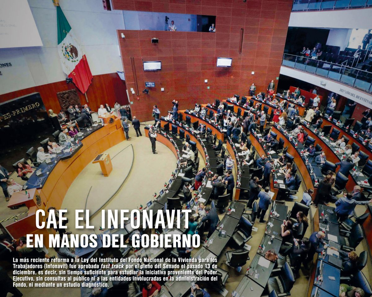 BuzosNoticias's tweet photo. 🔴#buzos | Cae el Infonavit en manos del gobierno🏘️

Todas las modificaciones generaron inconformidad y el rechazo de los legisladores opositores, así como de 24 organizaciones sindicales que advirtieron que la medida representa un riesgo para los trabajadores y sus recursos monetarios ahorrados. 

Lee más: https://t.co/16vfRx5EHL