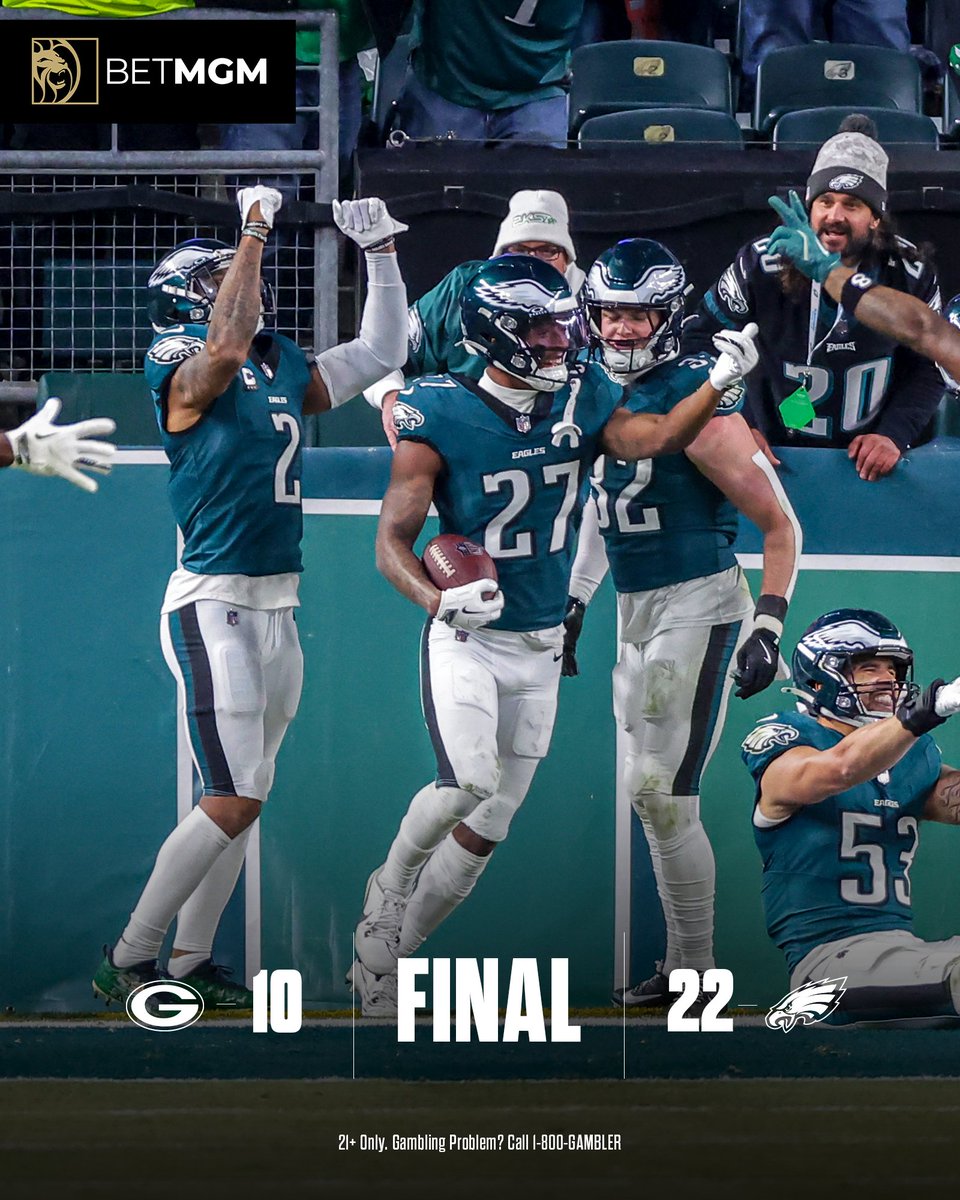 Wild Card Win ✅

<a href="/BetMGM/">BetMGM 🦁</a> | #FlyEaglesFly