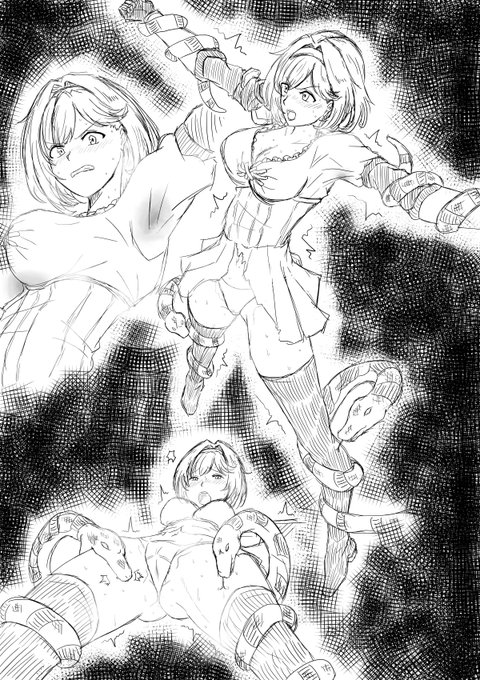 汗でモワッてるバージョン
焦ってるお顔よき… 