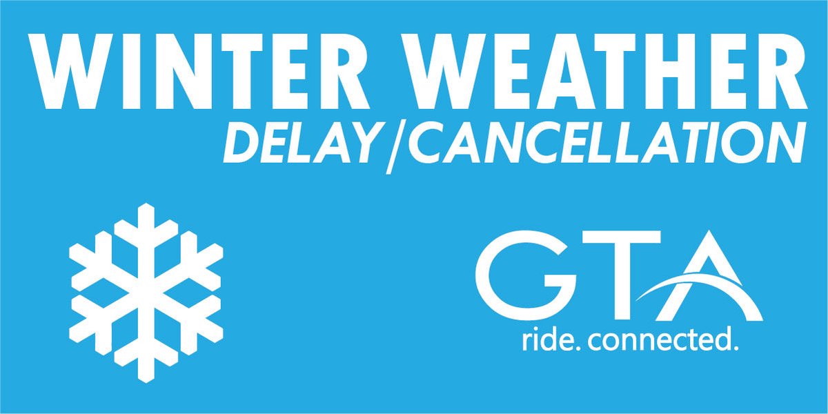Tonight, GTA and Access GSO ends service at 10 PM. Tomorrow, GTA and  Access GSO returns to normal service.