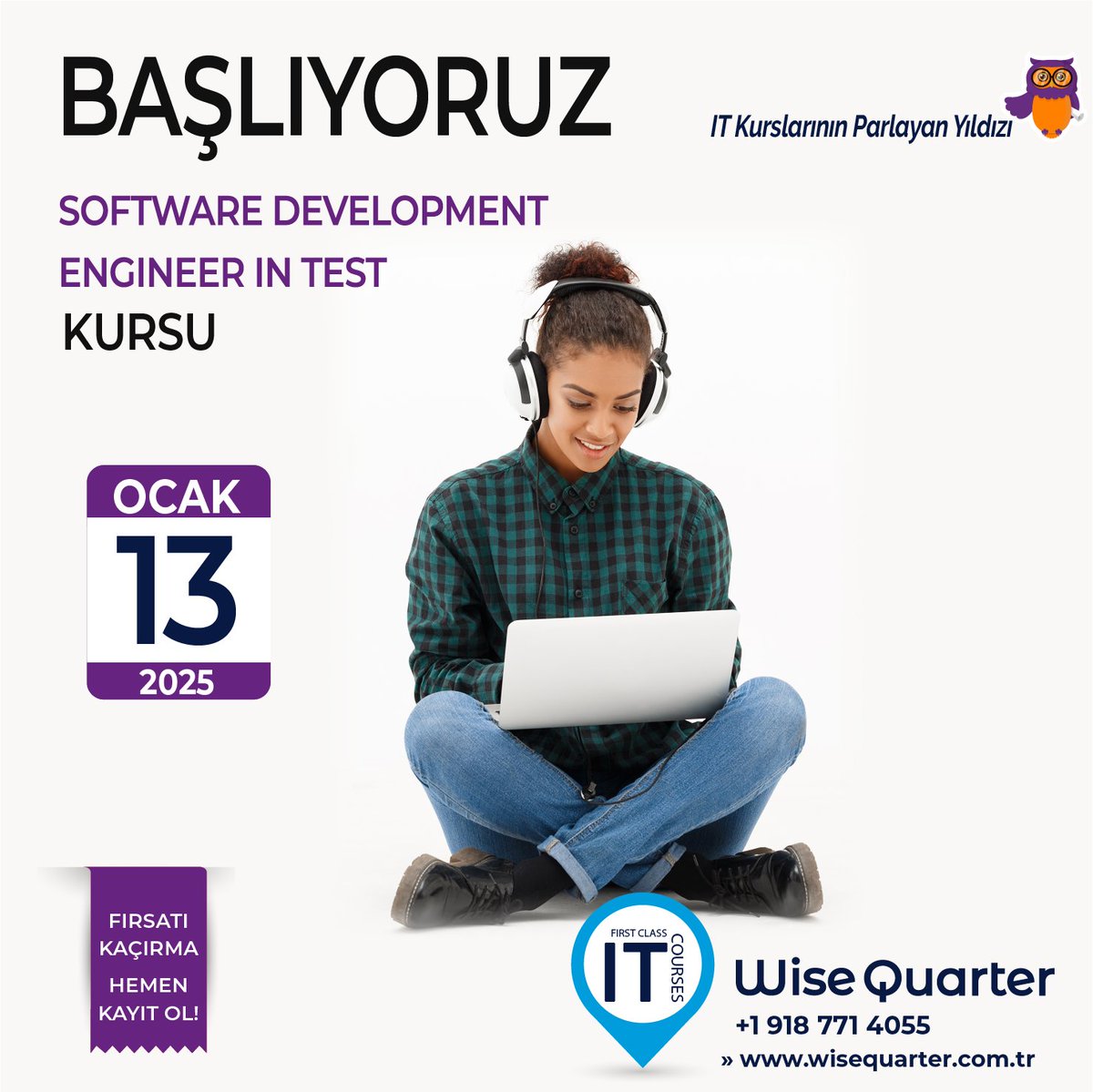 SDET Kursumuza Katılın ve Kariyerinize Yön Verin! 

🔗 Kayıt Linki: wisequarter.com.tr/kayit/

📩 Detaylı Bilgi ve Kayıt için İletişime Geçin:
📧 Email: info@wisequarter.com
📞 Tel: +1 918 771 4055
youtube.com/live/qqo2uq4c-…

#Dynamite Asake Resign Alberta Trio Muslera #developer
