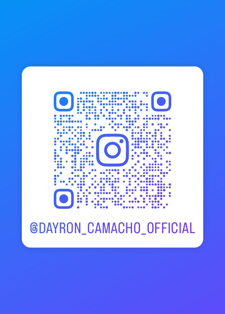 Fallow me on my personal instagram

instagram.com/dayron_camacho…