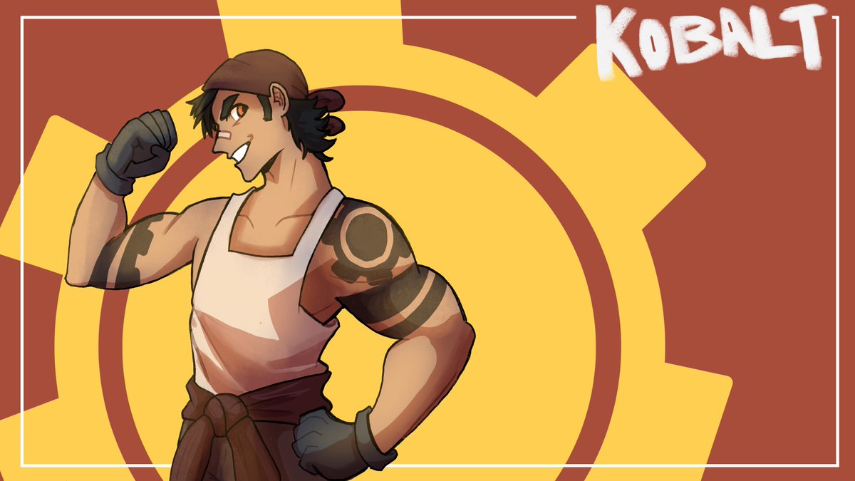 UTS_PDT's tweet photo. Meet Kobalt. The muscle that stands in front of the team and the brains behind every engineering feat that occurs outside of RoboCorp. Despite being a victim, he has always looked forward, seeking a new future at every turn.

#PascalsRequiem  #IndieGame #conceptart #GameArt https://t.co/KVApf7Hrvp