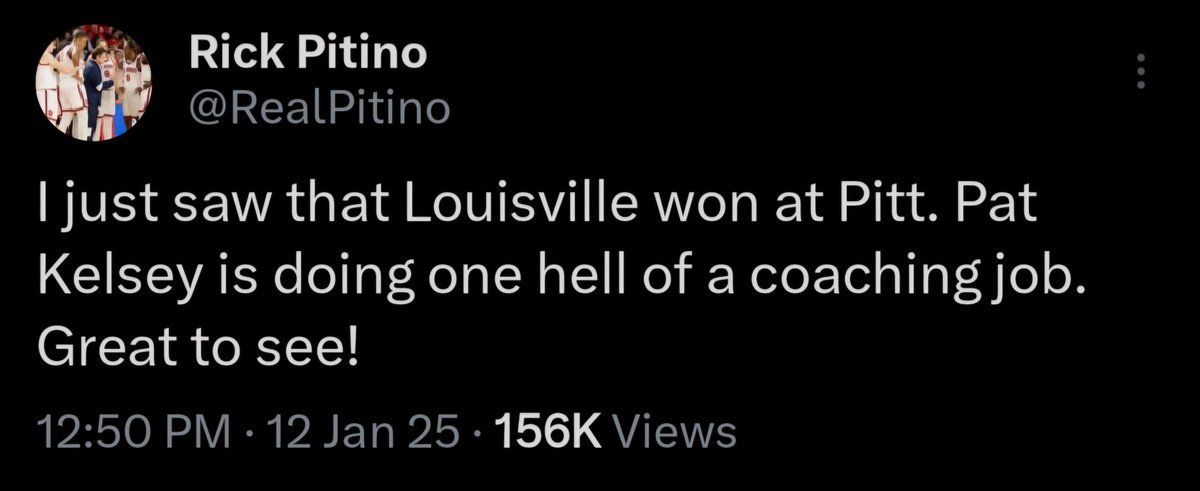 BringBrohmHome's tweet photo. It's important to note that @RealPitino was exonerated in 2022 by the NCAA's (IARP).Β Pitino was cleared of any wrongdoing involved with the Brian Bowen incident. It's time to honor Pitino and mend fences. Enough time has passed.
#BringRickHome #GoCards #DiplomatPat #TheReviVILLE https://t.co/HDh5sLeUpM