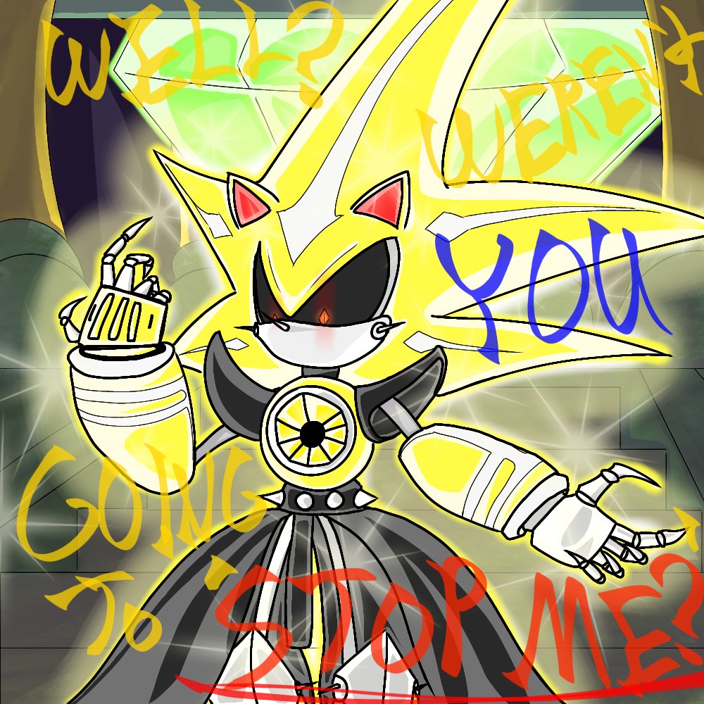 Well? Weren't you going to 'stop me'?\, image size:1000x1000