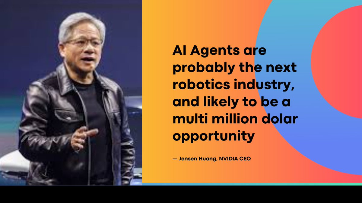 Jensen Huang: AI Agents are the next robotics revolution, a multi-million dollar opportunity. 🌐

Secure your place in this game-changing future with AIAgentVault.com—where AI agents meet innovation and security.

#AI #AIAgent #Nvidia #AGI #Agentic #Tech #GPT