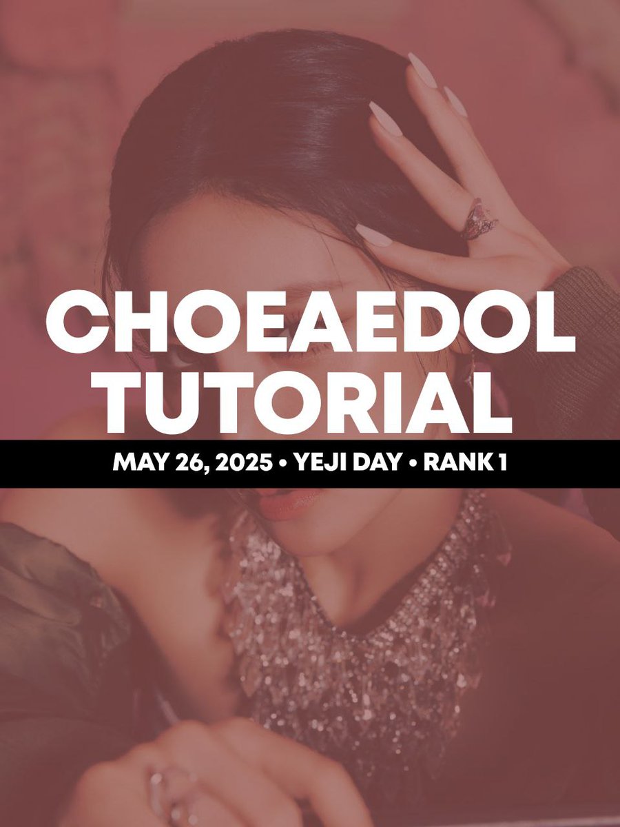 HWANG YEJI CHOEAEDOL tweet media