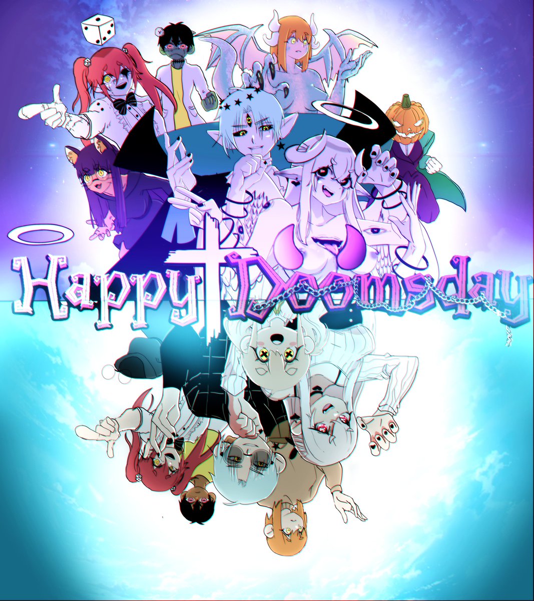 _exilos's tweet photo. Dessin du dimanche #1
Mon projet de manga Happy Doomsday https://t.co/UncuWEOPco
