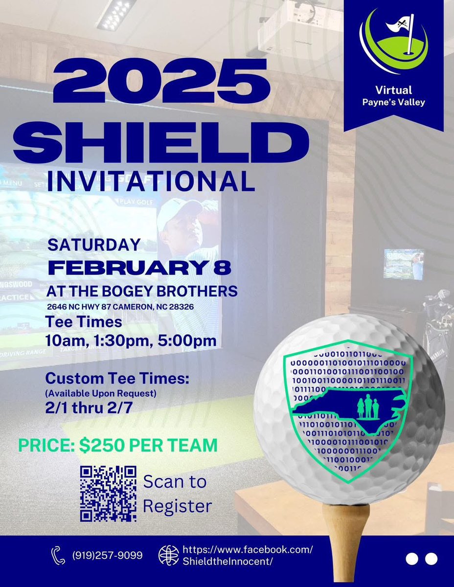 Schlitz22's tweet photo. Come out play a round and support @ShieldNc https://t.co/kJRZExQdg1