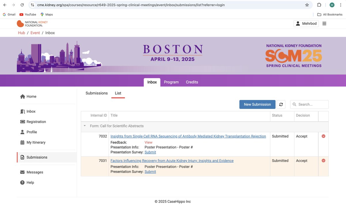 Mehrbod Vakhshoori (@mehrbod_md) on Twitter photo Thrilled to announce that my abstracts have been accepted for presentation at the #NKF Spring Clinical Meeting 2025 in #Boston🎉
Grateful to Dr. Abdipour (<a href="/rahaai/">Amir Abdipour, MD, FASN</a>) for his invaluable mentorship and support.
See you at #NKF2025!🙂
<a href="/LLNeph/">Loma Linda Nephrology</a> <a href="/nkf/">National Kidney Foundation</a>
#InternalMedicine #MedTwitter #MedX Thrilled to announce that my abstracts have been accepted for presentation at the #NKF Spring Clinical Meeting 2025 in #Boston🎉
Grateful to Dr. Abdipour (<a href="/rahaai/">Amir Abdipour, MD, FASN</a>) for his invaluable mentorship and support.
See you at #NKF2025!🙂
<a href="/LLNeph/">Loma Linda Nephrology</a> <a href="/nkf/">National Kidney Foundation</a>
#InternalMedicine #MedTwitter #MedX