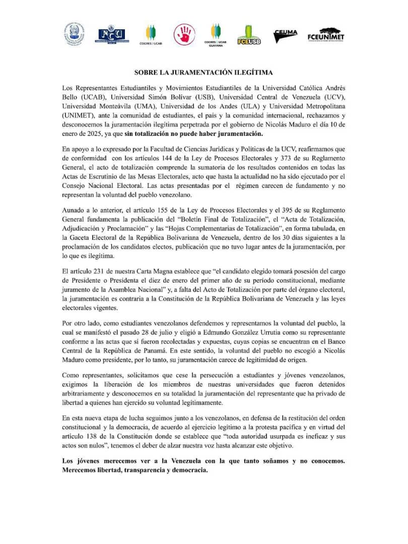 SonPolemicas's tweet photo. 🚨Ahora María Corina Machado quiere usar a los estudiantes universitarios como "Carne de cañón".
Los que le hagan caso a la psicópata, terminarán presos en Tocoron por Guarimberos y Terroristas.
Mejor que se pongan a estudiar, en la cárcel solo se van a graduar de malandros. https://t.co/k90VQ1w7F6