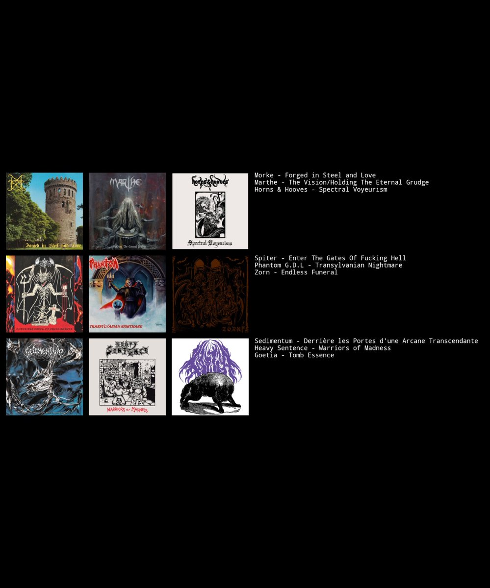 peartnoy's tweet photo. My top EP's of 2024. By far my favorite was "Forged in Steel and Love" by Morke. A fantastic release and I can't wait for the next album. #morke #forgedinsteelandlove #cassette https://t.co/mwgVpYJl16