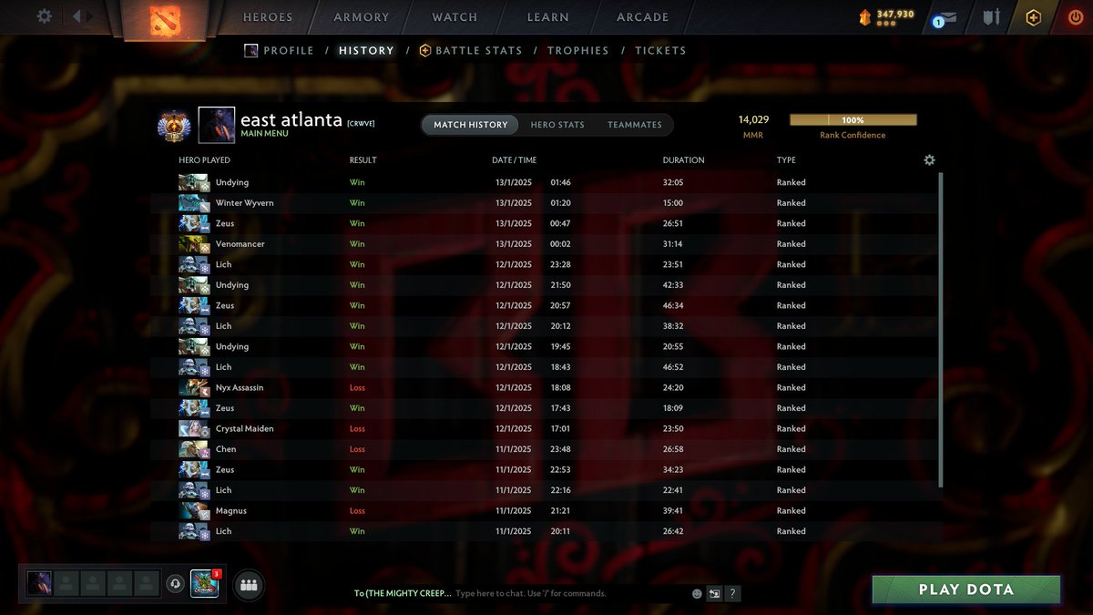 Came back from nice 3 week break, got 800 points in 7 days, feels good 🫡