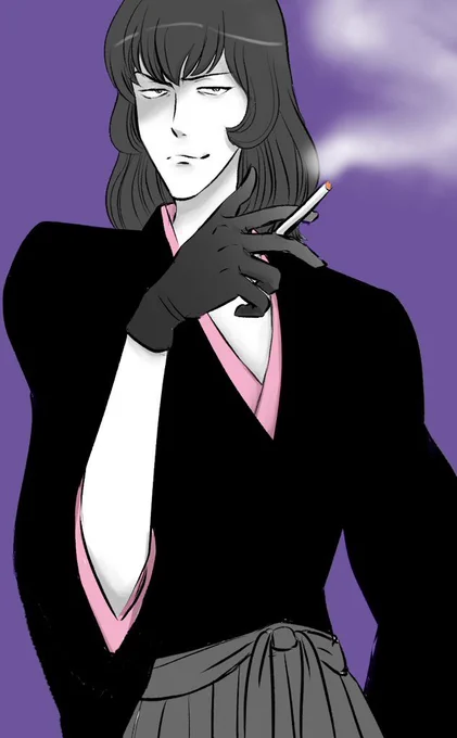 たばこにあんまり興味ないから古い絵ばかりになっちゃう 