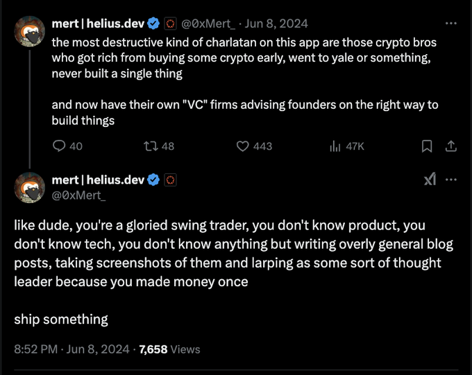 EFragoso73889's tweet photo. Time is a flat circle. I’ve called them 'swing traders in suits,' but Don Valentine beat me to it:  'These so-called new-era VCs chase market share and eyeballs, not building great companies. I call them day-trader VCs. To them, the Internet is just a modern-day gold rush.' https://t.co/Twfi7xLQQx