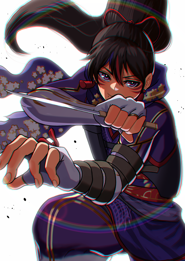 「1月13日は二代目州光の誕生日!#TEKKEN #格ゲーキャラ描こうぜ 」|アキス 『深谷慶短編集　瞬き』発売中のイラスト