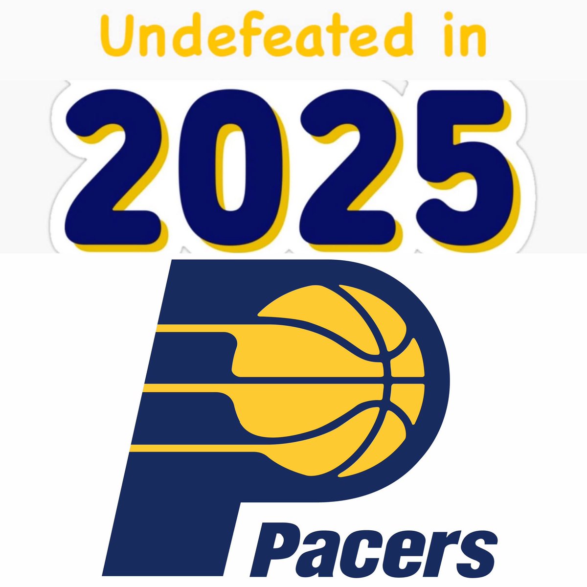 dannyamy10's tweet photo. @SeanAshWX Indiana Pacers are still undefeated in 2025 Perfect 6-0 since end of the year. #IndianaPacers #Indy #PerfectRecord #Undefeated #Pacers https://t.co/n3ckOAHphR