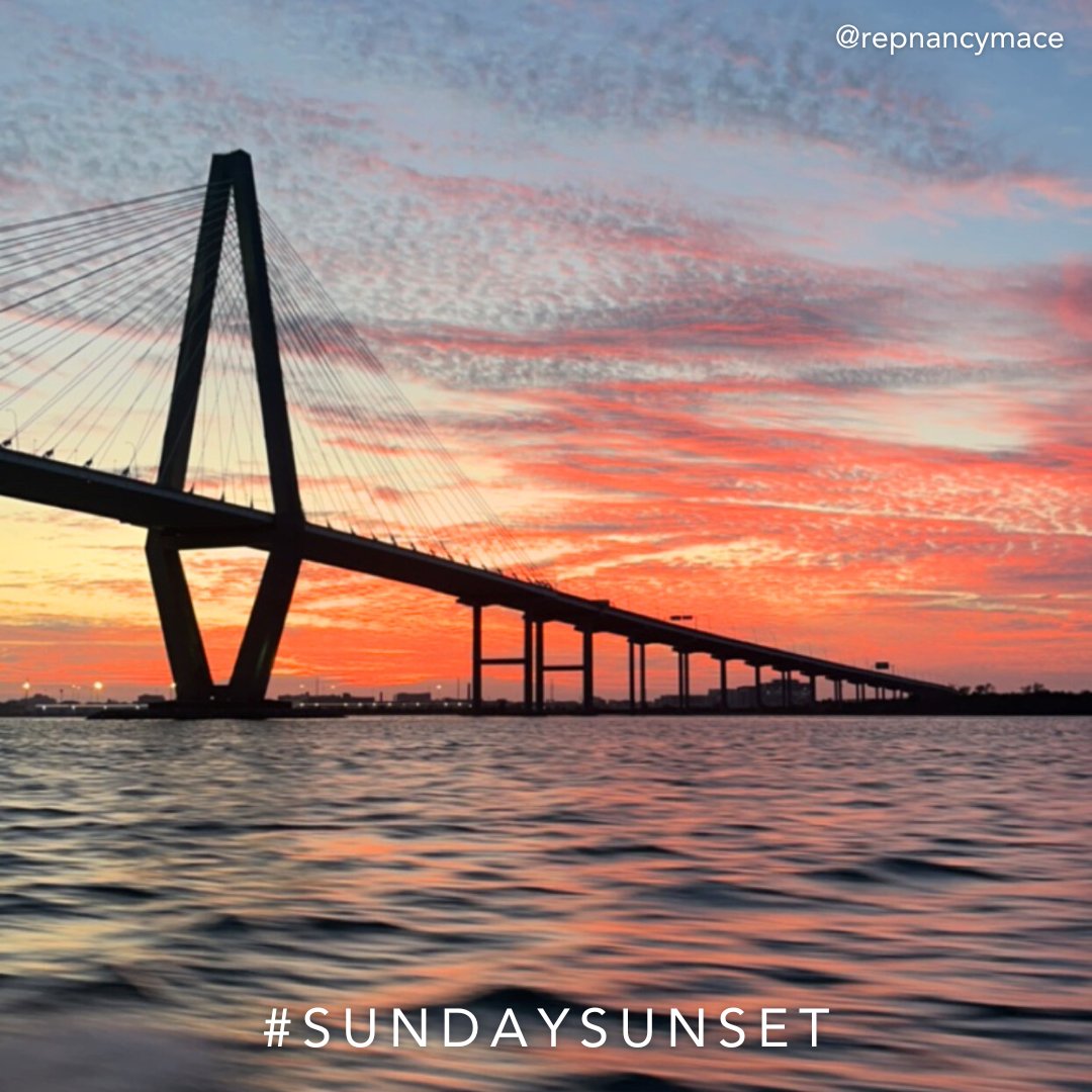RepNancyMace's tweet image. Stunning #SundaySunset in Charleston. 

Submit yours to: Mace.House.Gov/contact/sunday… 
#LowcountryFirst