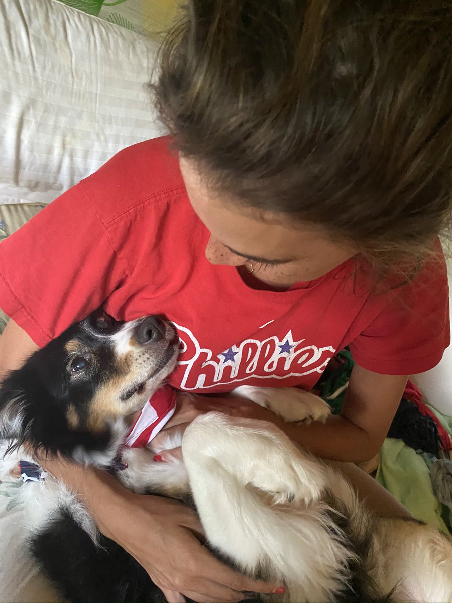 aubreystrobel's tweet image. I brought Bear home my senior year of high school without asking permission from my parents. They weren’t thrilled, but somehow I convinced them to keep her.
For the last 14 years, Bear became the heart of our family. She herded us, kept us close, and loved us unconditionally.…