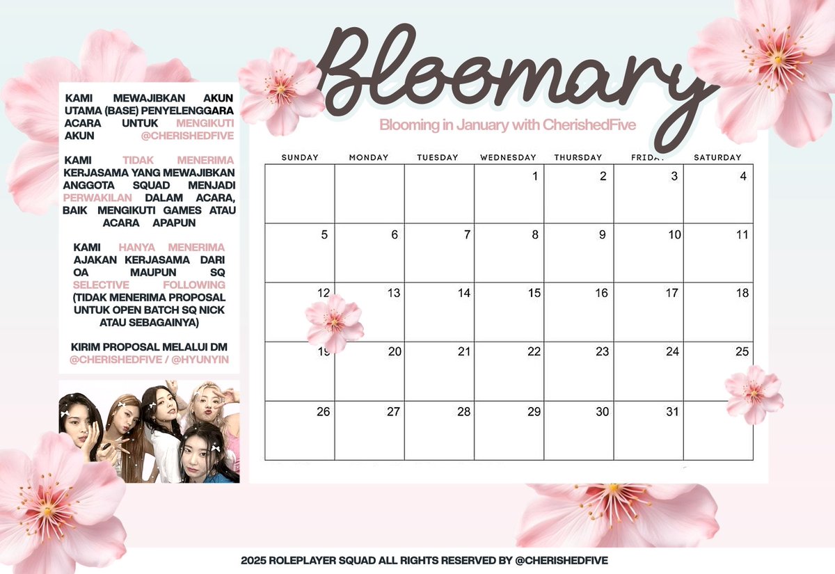 A new year means opening a new chapter, letting fresh blooms replace the ones that have withered. CherishedFive is back, ready to celebrate your special moments together this January. Send in your proposals now through DMs and bloom with us. 🌸🤍