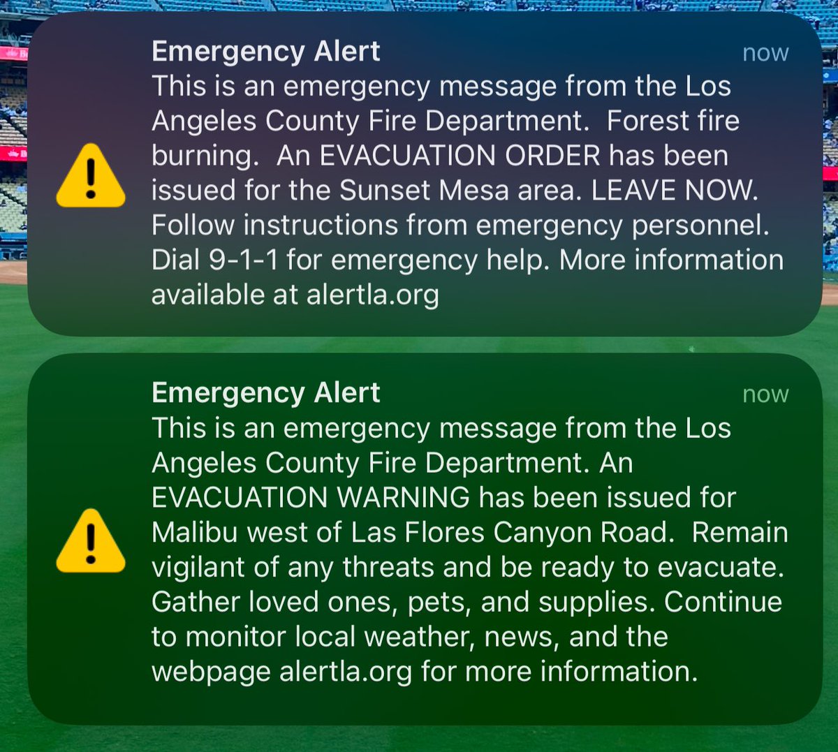 Los Angeles Alerts tweet media