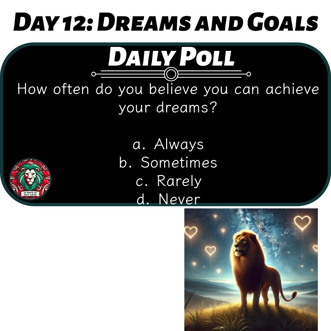 Day 12: Dreams and Goals

Follow us on Instagram for an interactive journey!!
Instagram: Springhighstuco