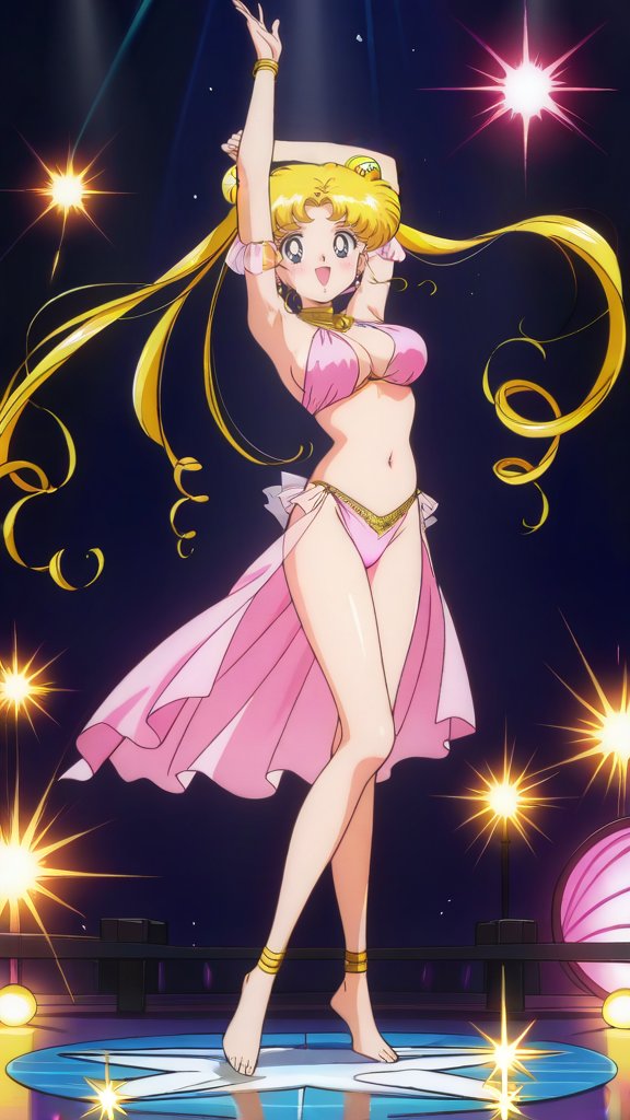 kaizou_bel's tweet photo. 月野うさぎ

Xのメッセージで可愛いダンサーイラストが～！ってまわってきたことがきっかけ。
調べてみたら23年の8月に制作してみたいで、「それAI棒と一緒に私が制作したんだよ！」ってついつい返しちゃったｗ

そんなわけで左が23年、右が25年リメイク。
イラストの進化がよくわかりますね！🥰 https://t.co/9hdC0Ix4np