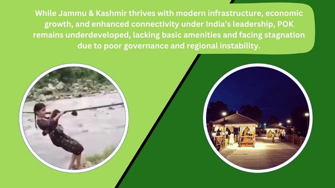 aashiya_mir's tweet photo. The development of infrastructure, tourism, and local businesses is turning Kashmir into a symbol of progress and prosperity, attracting investment and fostering growth. #KashmirOnTheRise https://t.co/EXC7gmWGlR