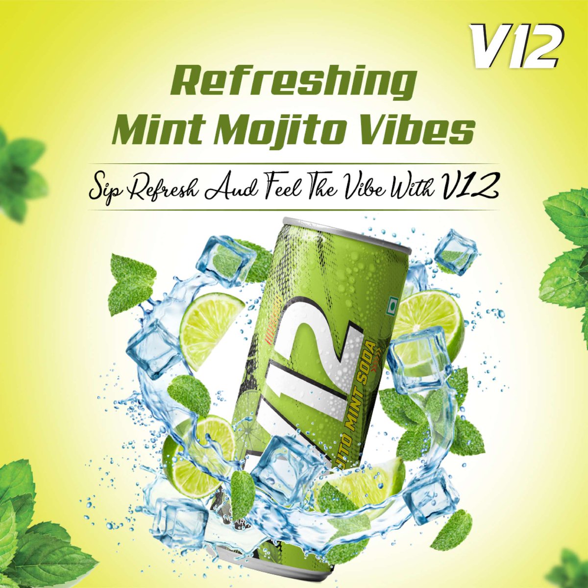 v12drinks's tweet image. Looking for a cool and refreshing way to unwind? V12 Mint Mojito Soda is your new go-to! 📷#freshandfun

#V12 #V12MintMojito #RefreshYourDay #StayCool #MintyFresh #FizzAndFun #QuenchYourThirst #SodaWithATwist #RefreshingVibes #BeatTheHeat #SipSmart
Edit