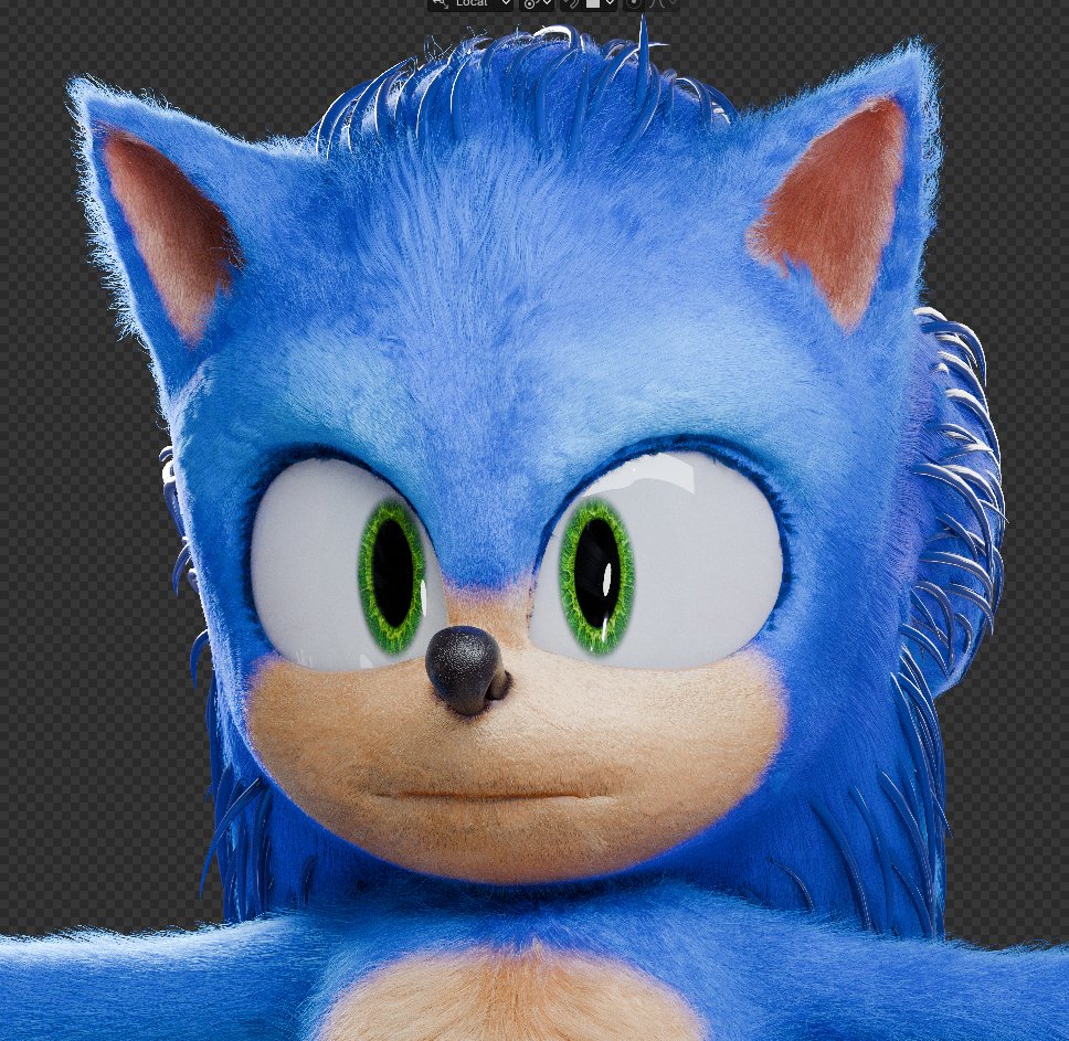 BTBAnim's tweet image. More looks at Sonic&apos;s body so far, still got some work to do
#SonicMovie3 #blender3d