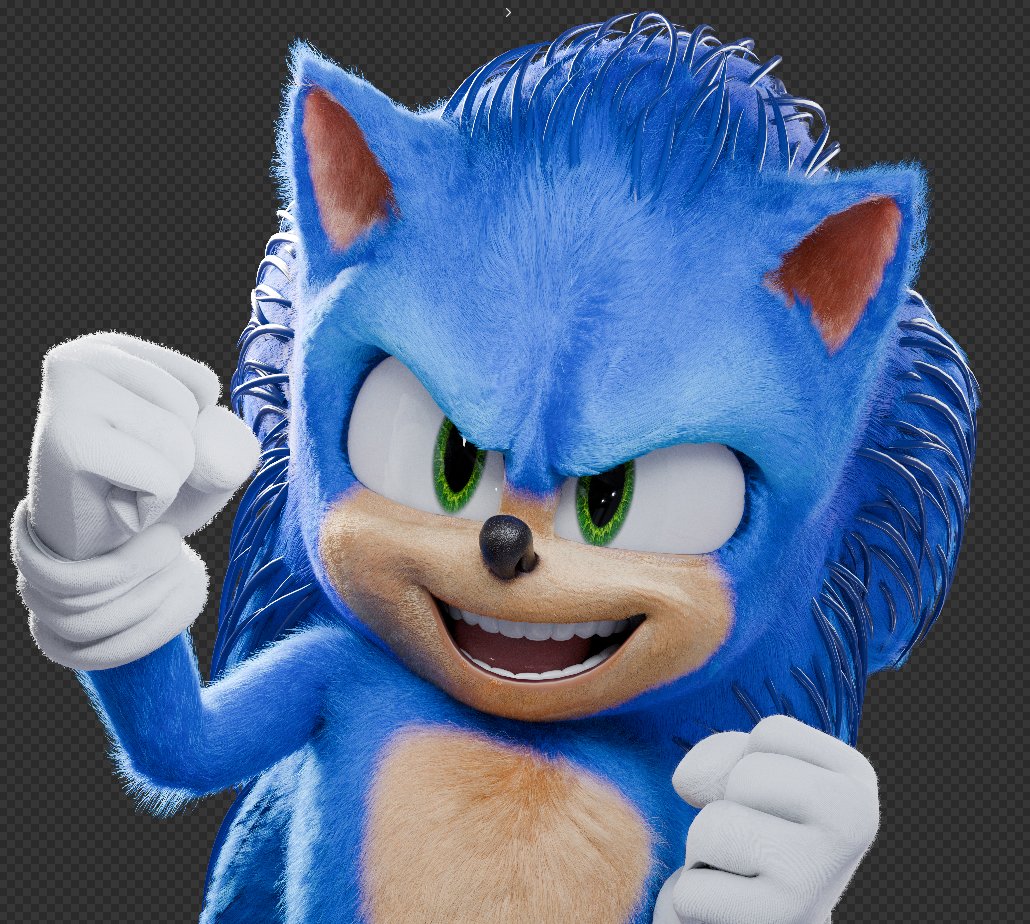 BTBAnim's tweet image. More looks at Sonic&apos;s body so far, still got some work to do
#SonicMovie3 #blender3d
