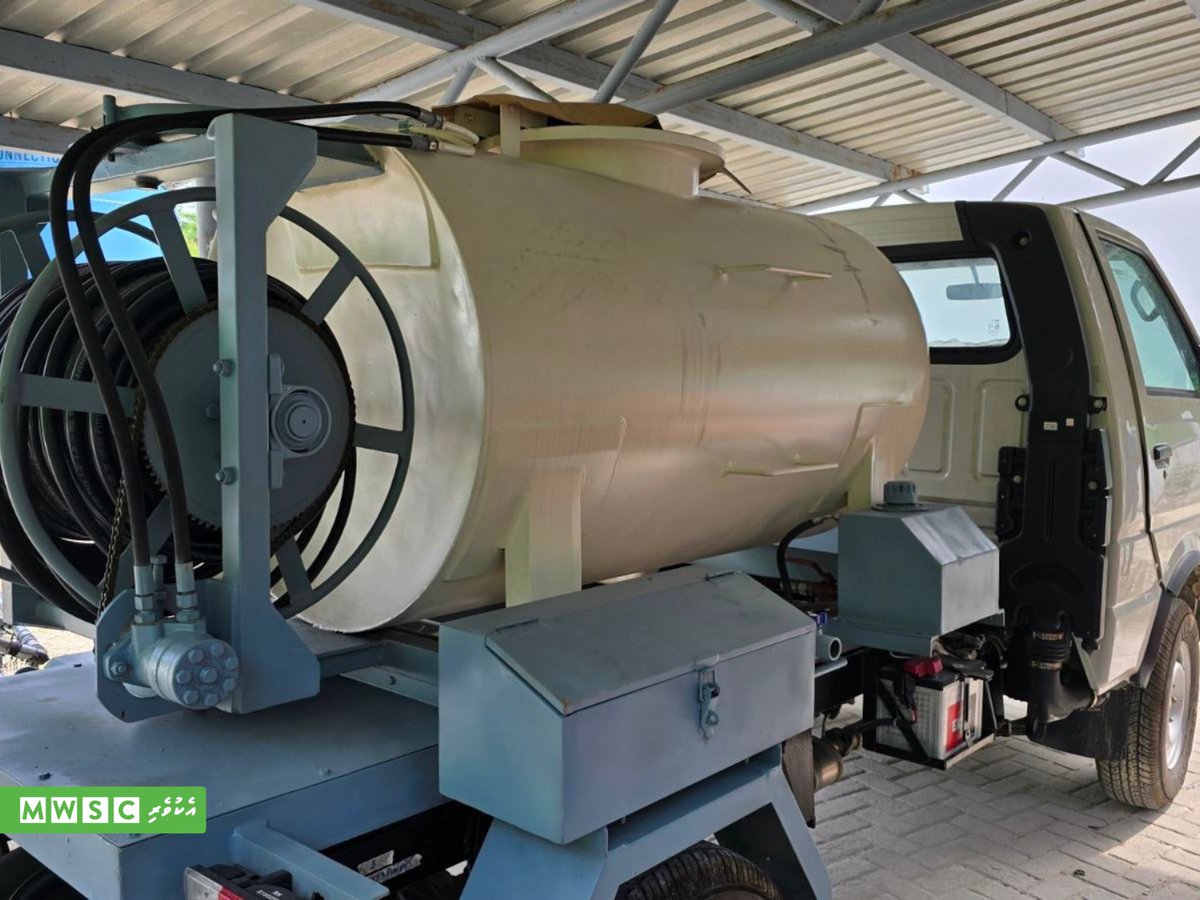 MWSC_Official's tweet image. Jetting machine for N. Fohdhoo Water &amp;amp; Sewerage Project has been delivered to project sites
#TeamMWSC #MWSCProjects
