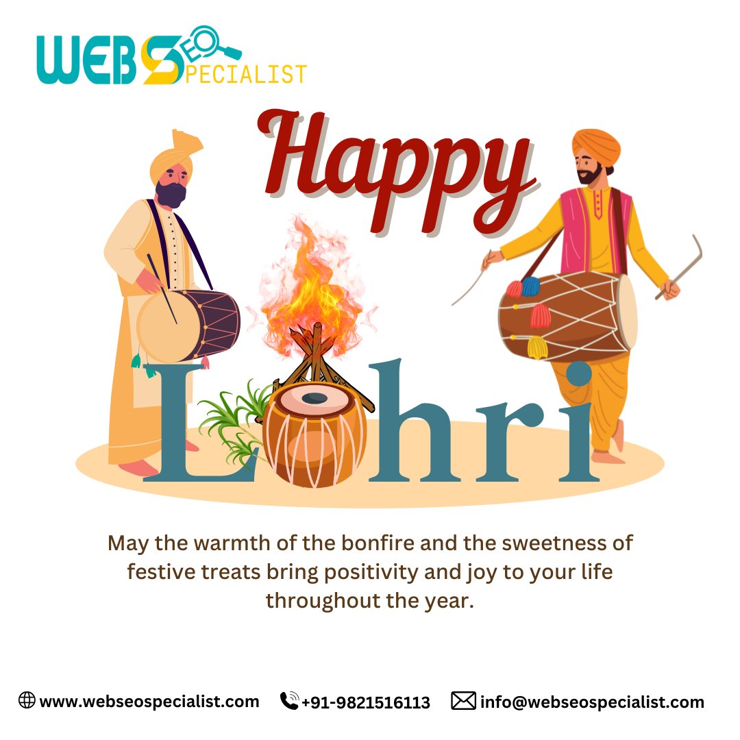 webseospecialis's tweet image. 🔥 Happy Lohri 2025 from Web SEO Specialist! 🔥

Let’s cultivate digital growth and harvest success together this festive season! 🌾✨

#HappyLohri2025 #lohri #lohricelebration #lohrifestival #webseospecialist #DigitalSuccess #SEOExcellence #WebGrowth #OnlineVisibility