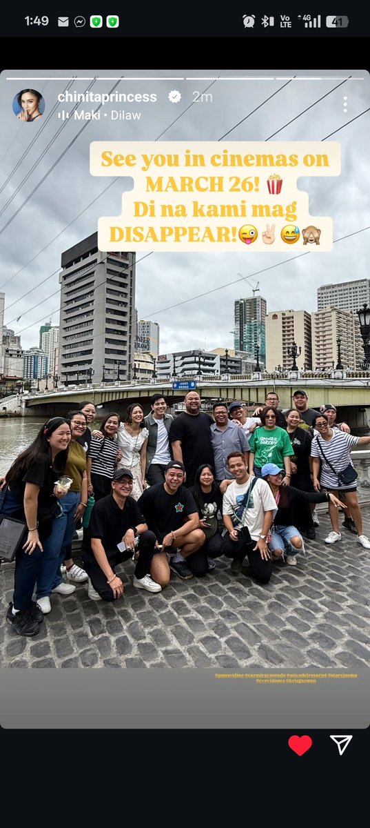 rhedzwar's tweet photo. There's always a rainbow after the rain. Sana lng tuloy tuloy na🙏
D-72 TO KIMPAU MOVIE
#SaJo
#MyLoveWillMakeYouDisappear
#KIMPAU_MLWMYDMar26
#KimPau #PauloAvelino #KimChiu https://t.co/0fyoZauRbl