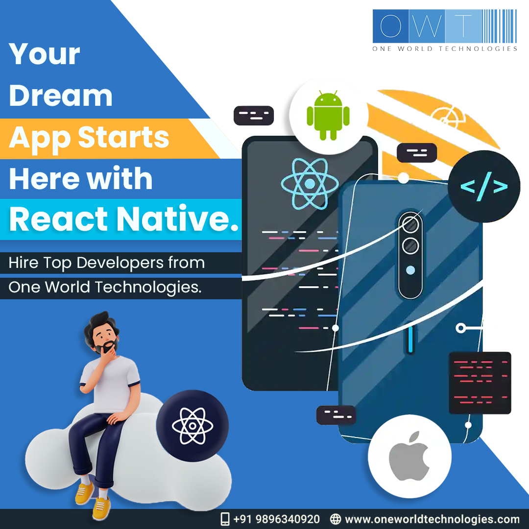 owtindia's tweet image. Your dream app starts here! ✨Hire top React Native developers from One World Technologies and turn your ideas into reality. Contact us now! 💬
Contact Details:👇
📧 info@oneworldtechnologies.com
🌍 oneworldtechnologies.com/hire-react-nat…
#ReactNative #ReactNativeDev #ReactJS #MobileApps