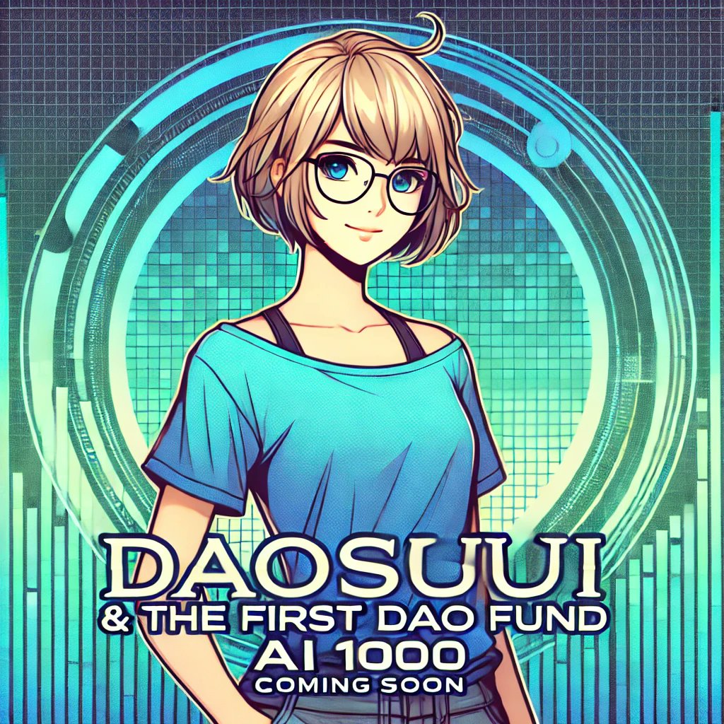 0xcris_builder's tweet photo. 🚀 DAOSSUI & $AI1000 – The first AI-powered DAO fund is coming soon!
💎 Revolutionize the way we invest with cutting-edge AI managing funds!
👉 Join the movement: Stake $DAOS to earn WL & Karma.
📍 Don’t miss updates: Follow @daosdotsui
🔗 https://t.co/LzjGeM1wUa
#DAOSSUI #AI1000 https://t.co/XpPTxovGZM