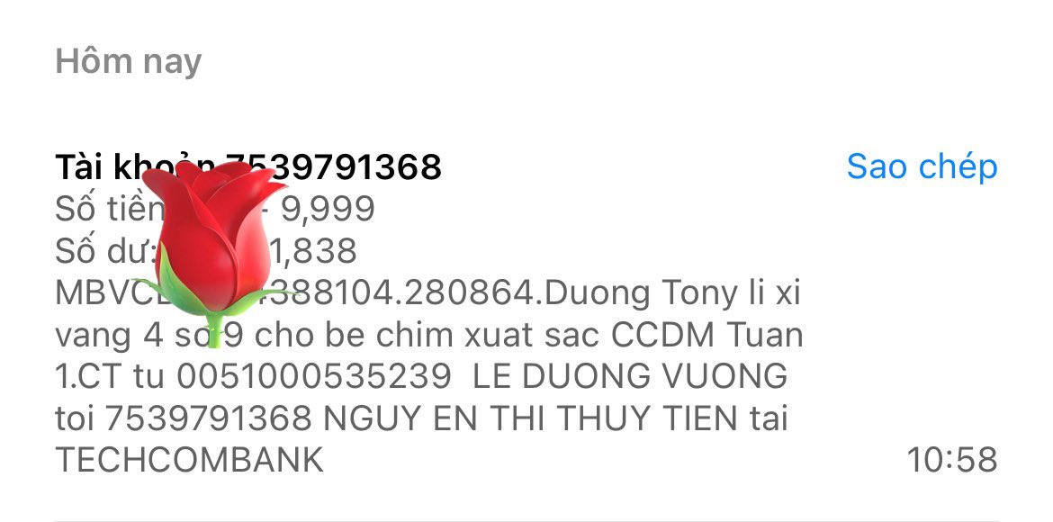 Con xin cảm ơn Dượng <a href="/Tony_Buoi_Sang/">Tony Buổi Sáng</a>  đã cho con cơ hội được giao lưu học hỏi và vượt qua những giới hạn của bản thân để hoàn thiện chính mình.
Em cảm ơn chị <a href="/JeansNgoc/">Minh Thuỳ | Stella</a> đã dẫn dắt hướng dẫn e đến X
Cảm ơn team BP <a href="/Dung_Doan_BP/">Dung Đoàn | Davina | NCC0003</a> đã luôn đồng hành
Em cảm ơn