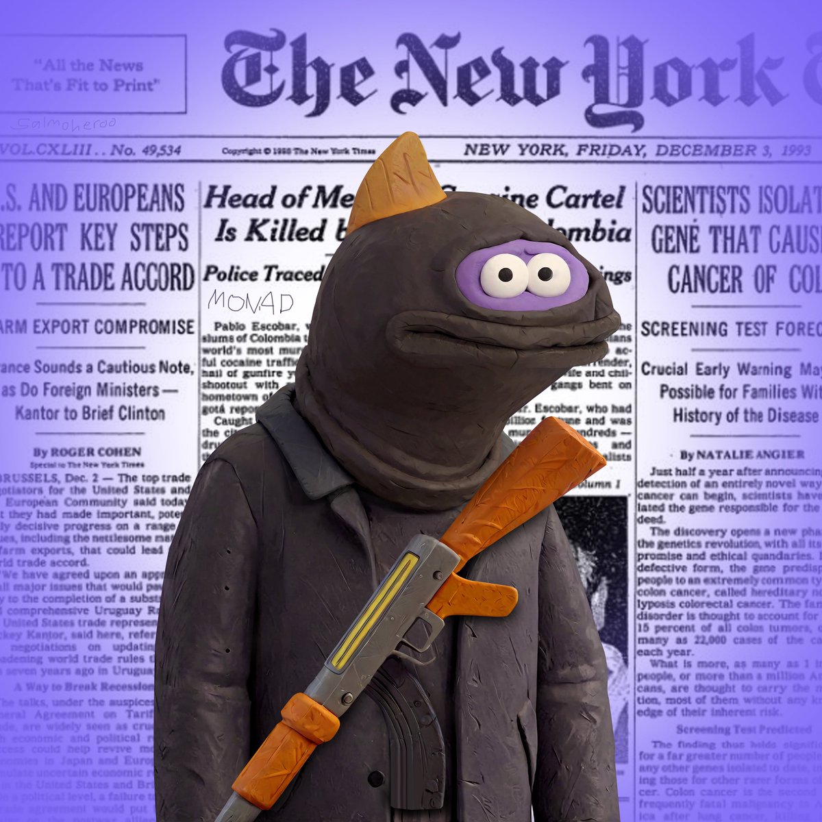 What's your feedback if you mint this badass salmon on Monad Testnet? 😈

If you are on 1K Nad's Keone list, confirm yourself on our discord link below to get the OG Whitelist Role:
Discord.gg/salmohero