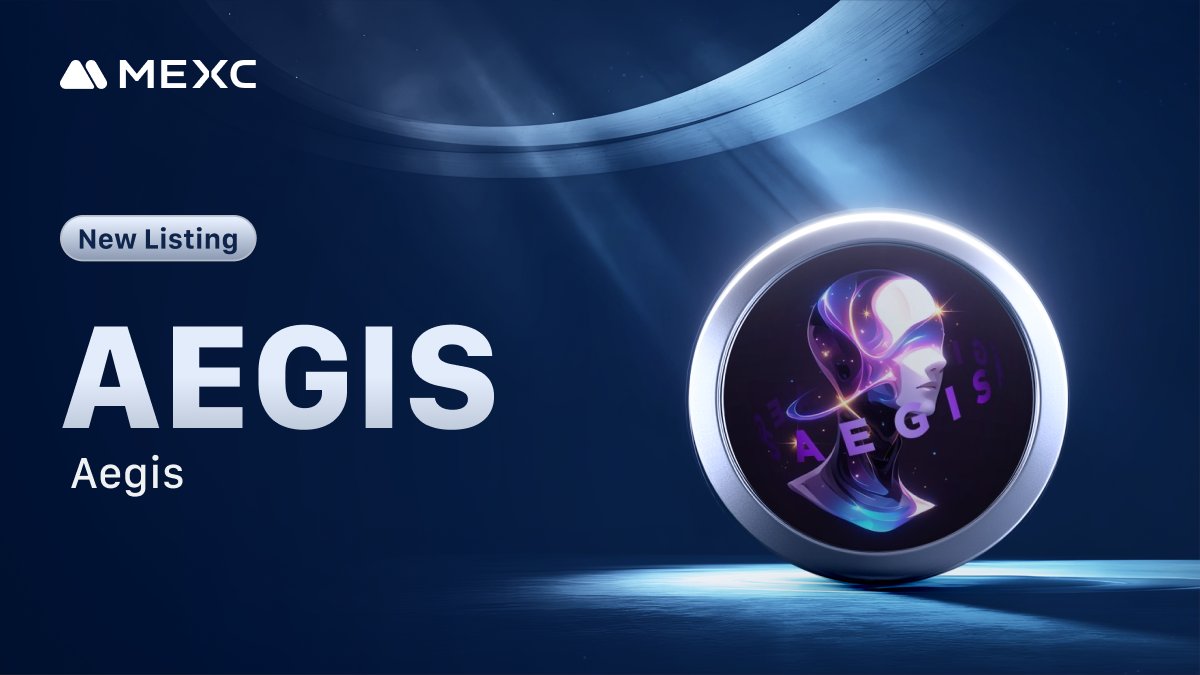 MEXC's tweet photo. 🚨#MEXC New Listing Alert!

📈 $AEGIS/USDT will be listed in the Innovation Zone on 2025-1-13 13:00 (UTC).

@AegisGnosis is the first platform powered by Gnosis Al.

Details: https://t.co/wT3frrIn9B https://t.co/l71OGEiqYS