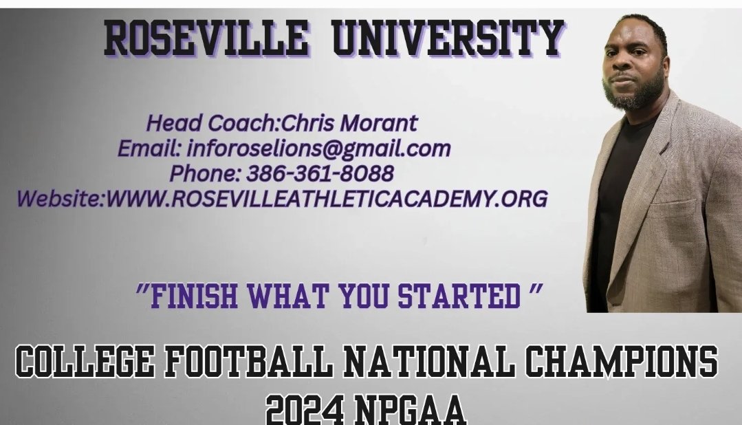 Roseville University tweet media