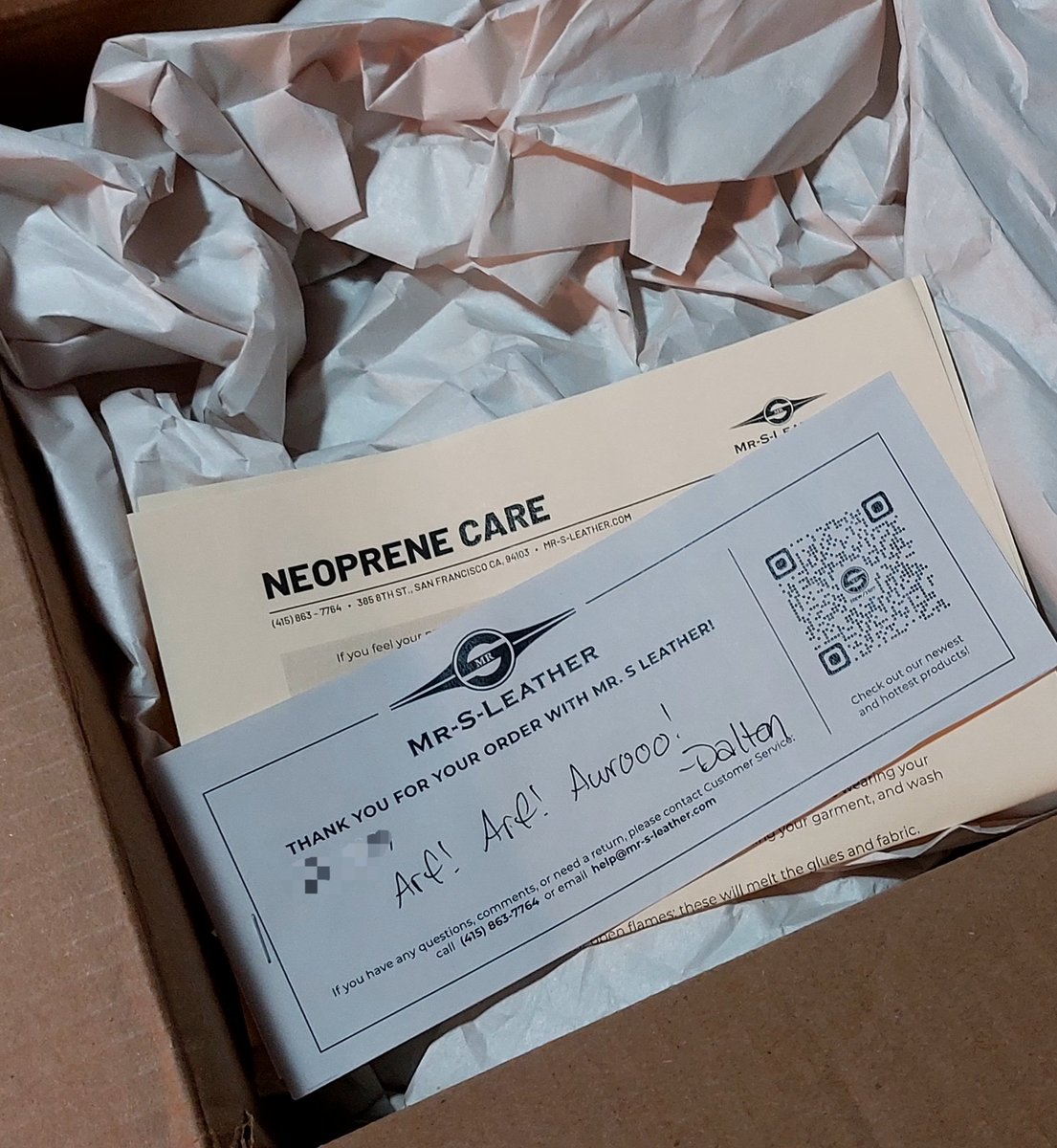 Thanks so much, <a href="/MrSLeather/">Mr-S-Leather</a>.
You have made one happy Pup.  New hood and gloves.  Feeling ready for anything!