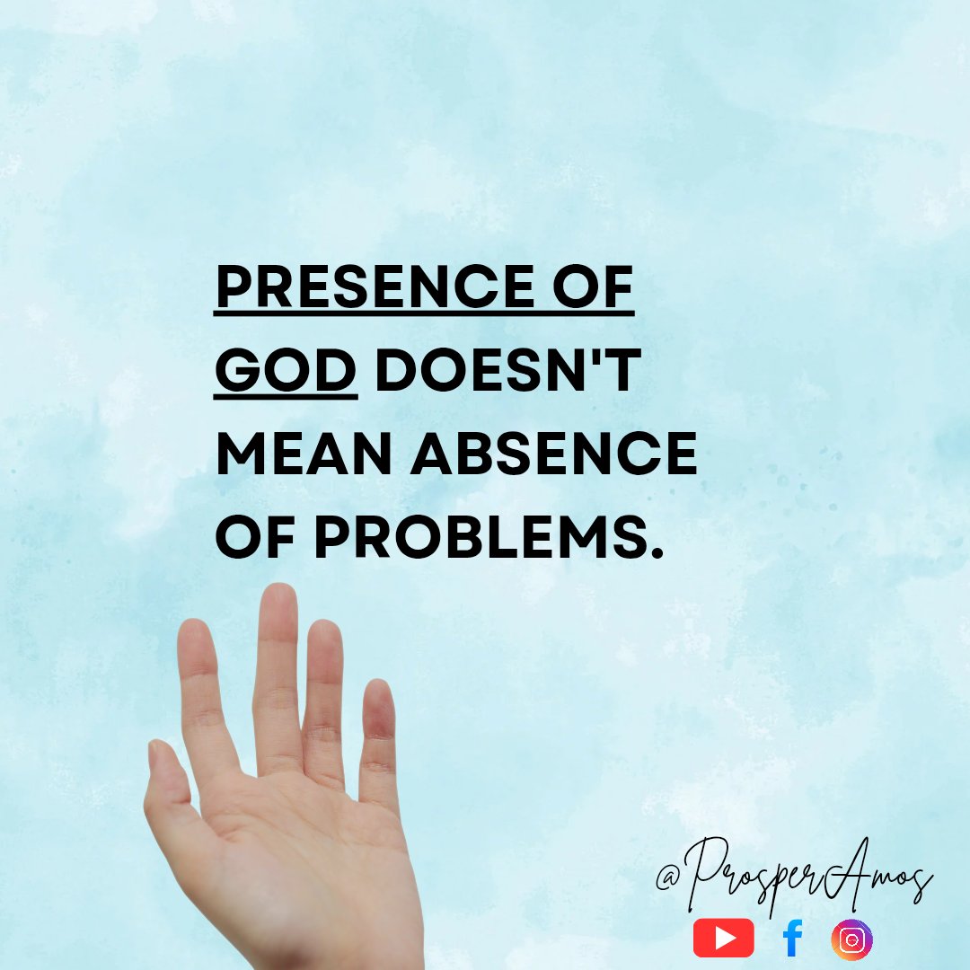 Jesus was in the boat, yet the disciples faced storm. 
Being a Christian doesn't mean all your problems will disappear but one thing is certain, 

"God is with us." 
#faithoverfear