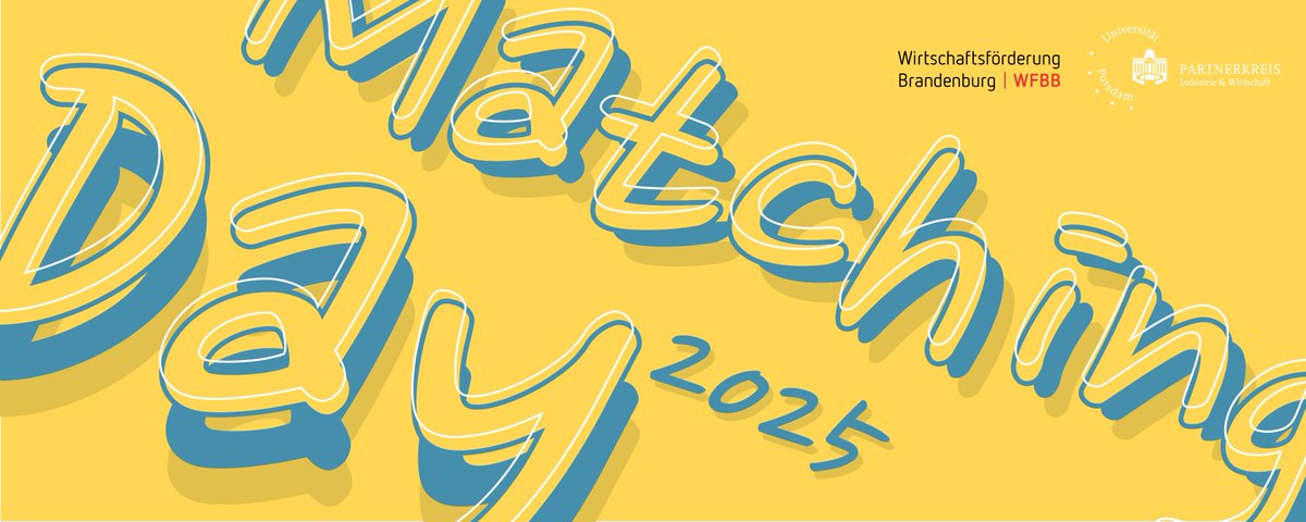 Fachkräfte gesucht? Jetzt zum #MatchingDay2025 am 18.06.2025 anmelden und Kontakt zu den Studierenden der Universität Potsdam aufbauen. 👍
Mehr Infos und zur Anmeldung unter: uni-potsdam.de/de/wirtschaft-…

#Recruiting #Fachkräfte #Fachkräftegewinnung #Karrieremesse