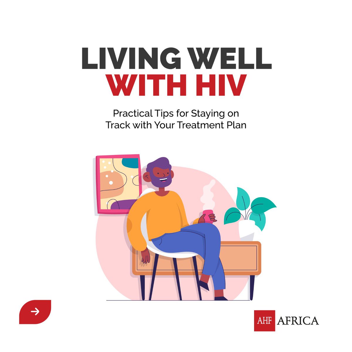 ahfugandacares's tweet photo. 2/2
HIV Care and adherence tips
Keep the conversation open with your doctor & always have your medicine handy for emergencies to avoid missing doses.
Taking your medication as prescribed by a doctor keeps you strong, healthy & in control of your life.
#HIVAdherence
#HIVCare https://t.co/akloglEXdP