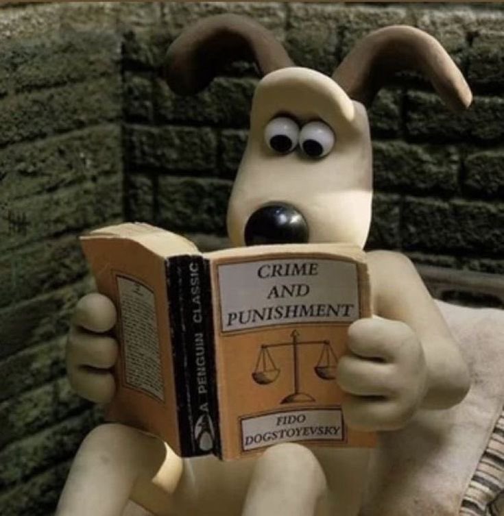 por que cachorros gostam tando de crime e castigo?