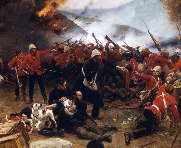 On this day in 1879, 20,000 Zulu warriors wipe out an 1,800-man British column at Isandlwana, South Africa. Less than 10 miles away, 150 troops defending an outpost at Rorke's Drift hold off 4,000 attackers. Victoria Crosses will be awarded to 11 of the survivors.