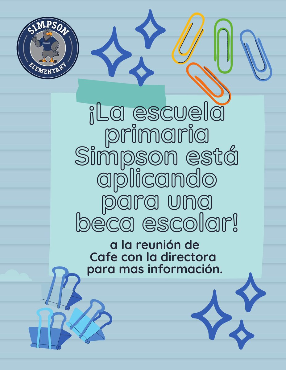 ☕ Join Us for Coffee at the Nest with the Principal! ☕
📅 Date: Wednesday, January 15th
🕘 Time: 9:00 AM
📍 Location: Simpson Elementary (Hybrid Meeting - In-person or via Google Meet)
Come &amp; learn about:
📊 Our amazing CAASPP Official results &amp; science CAST state test scores!